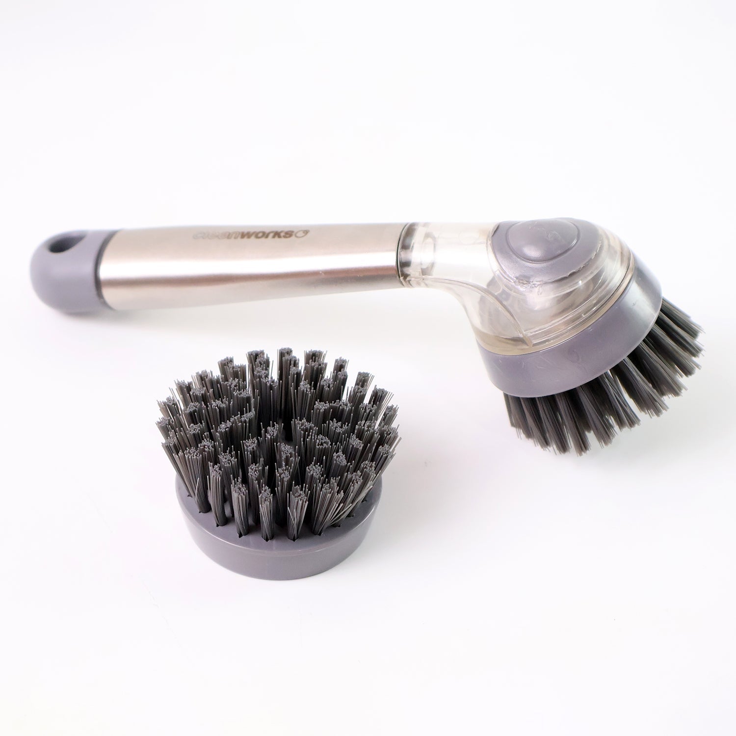 Cleaning Brushes Set, Scrub Brush Bathroom Brush, Long Handle Liquid Dispenser Pot Washing Brush Cleaning Brushes Set, Scrub Brush Bathroom Brush, Long Handle Liquid Dispenser Pot Washing Brush